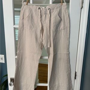 Joie NWT Flax Drawstring Linen Pants